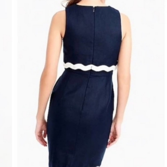 J. Crew Going Places Linen Sheath Dress - Picture 2 of 10